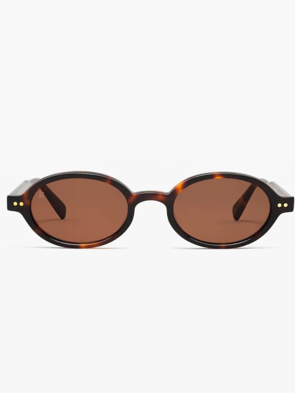 Jimmy Fairly Elvie sunglasses Tortoiseshell Round - Brown Lenses